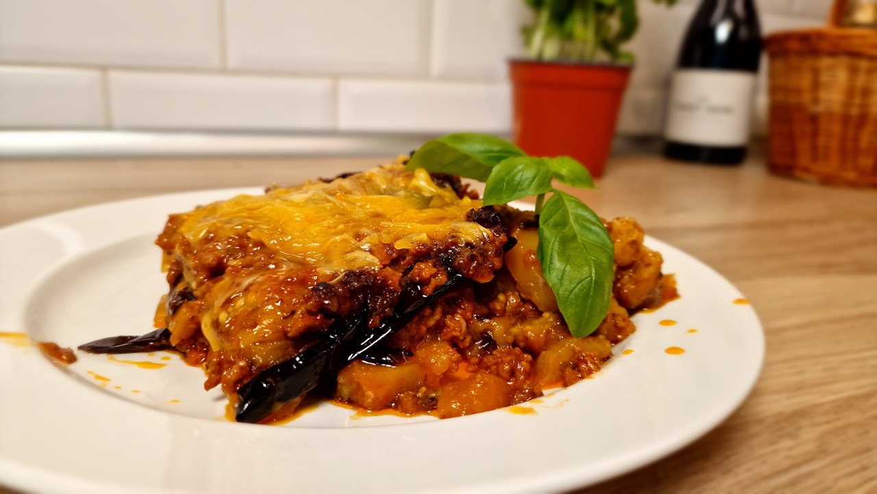 Italiensk ovnbagt aubergine